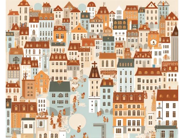 Carte stylisée indiquant l'emplacement de Boulangerie Ciel dans le quartier du Marais à Paris.