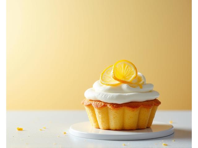 Une tarte au citron meringuée parfaitement dressée, avec une meringue dorée et légère.
