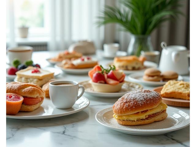 Pause café gourmande lors d'un séminaire d'entreprise avec des viennoiseries variées
